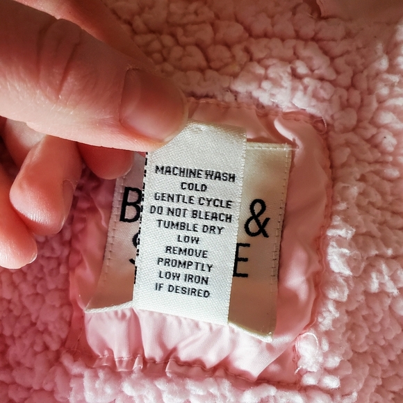 Birch & Stone Pink Toddler Girl Sherpa-Lined Full Zip Puffer Vest Size 4T - Picture 4 of 10